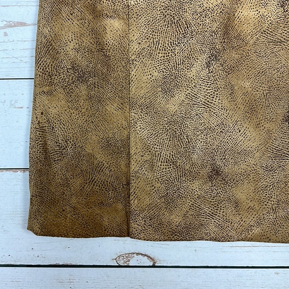 Jacqueline Ferrar Vintage Leather Skirt, Sz 6 - Picture 2 of 5